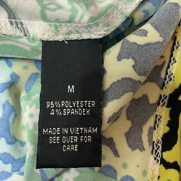 Alyx Dress Multicolor Size M Keyhole Paisley Pockets Loose Lightweight - Picture 6 of 9